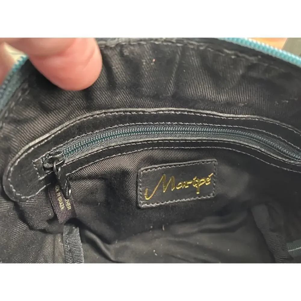 Maripe woven leather crossbody bag Fall Rainbow NWTs‎